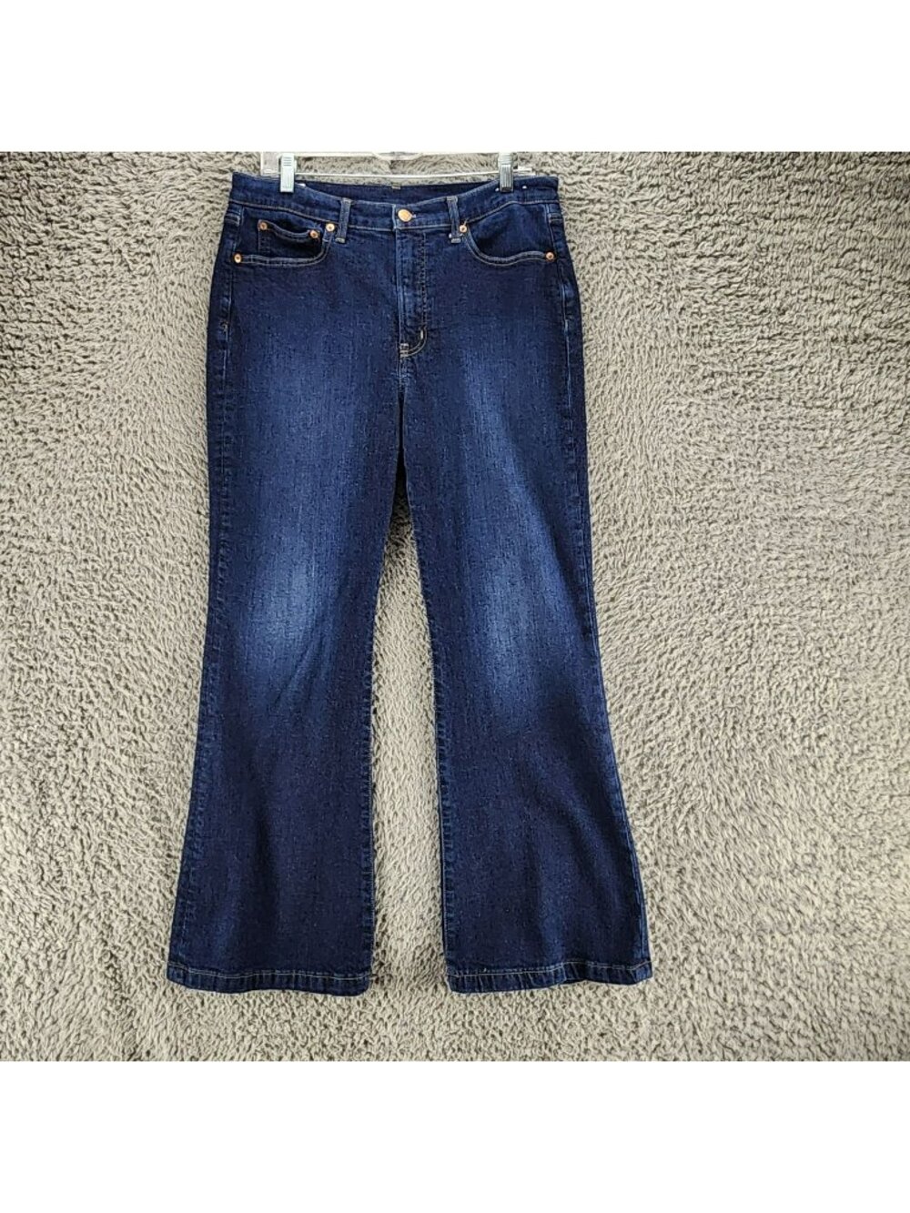 Gap Jeans Womens 32/14 Short Blue Stretch Denim 70s Flare